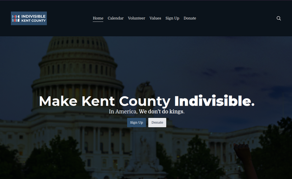 Kent County Indivisible has a new look!
