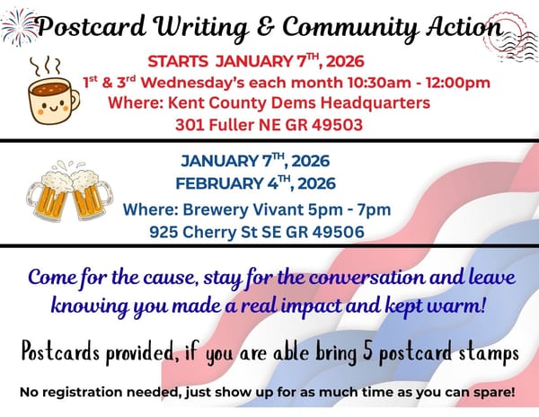 Writing Postcards and Meeting with Friends